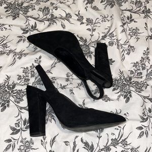 Black Velvet Heels